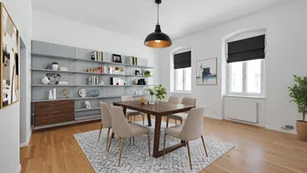Expose Studio und hippes Wohnen auf 93m² - sonnendurchflutete hohe Räume im Altbau!