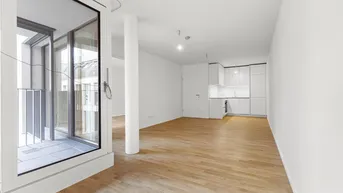 Expose ++NEU++ Erstbezug: Stilvolle 2-Zimmer-Wohnung mit Loggia im 3. OG (Mollardgasse 50)