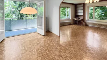 Expose NEUER PREIS: 18. Bezirk | Gersthof | Großzügige 4-Zimmer-Wohnung in absoluter Grünruhelage | 2 Balkone | Garage