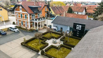 Expose AKTION Erstes halbes Jahr 1/3 RABATT! Top moderne Geschäftsfläche, zentral mit Parkanlage und Parkplätzen!
