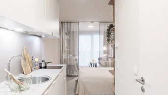 Expose AKTION: -20% für die ersten 3 Monate I Pauschalmiete I JONN-Y möbliertes Apartment mit Balkon, inkl. Gym, Sauna, Dachterrasse, Community Area, Internet etc.! 7 Min. zum Stephansplatz!