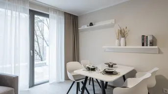 Expose JONN-Y möbliertes Apartment mit Terrasse / Pauschalmiete inkl. Gym, Sauna, Dachterrasse, Community Area, Internet etc.! 7 Min. zum Stephansplatz!