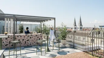 Expose AKTION: -20% für die ersten 3 Monate I Pauschalmiete I JONN-Y möbliertes Apartment mit Balkon, inkl. Gym, Sauna, Dachterrasse, Community Area, Internet etc.! 7 Min. zum Stephansplatz!