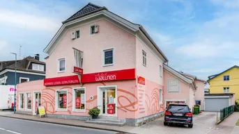 Expose Oberndorf: Großes Geschäftshaus mit 2 Wohnungen + 1 Geschäft NEUER PREIS! "Alles unter Dach und Fach!"