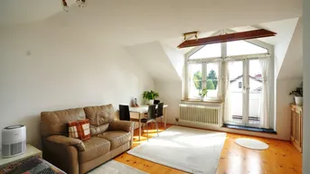 Expose 2,5 Zimmer Wohnung in Maxglan/Riedenburg: „Gemütliches Single-Nest mit Balkon im Dachgeschoß“
