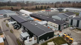 Expose 1200 m² Gewerbehalle und 500 m² Bürofläche! Bestens angebunden am Linzer Zentralraum!