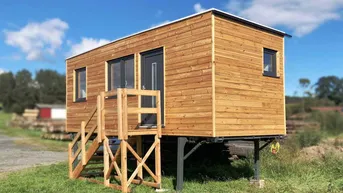 Expose Tiny House - Abverkauf Musterexemplar: Tiny-House / Wohncontainer mobil / Gartenbüro