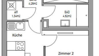 Expose Helle 2 Zimmerwohnung in zentraler Lager mit Balkon