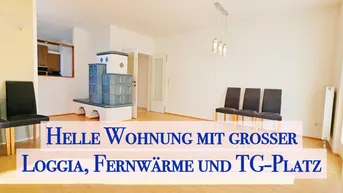 Expose Helle 3-Zimmer-Wohnung mit großer Loggia und TG-Parkplatz