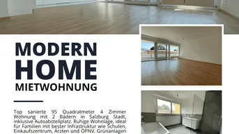 Expose Top sanierte 95 m2 4 Zimmer Wohnung in Salzburg Stadtlage