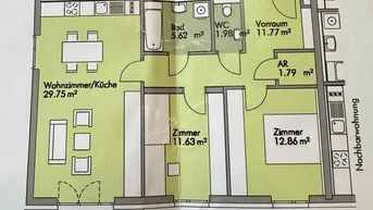 Expose 3 Zimmer Miet/Kauf Wohnung 