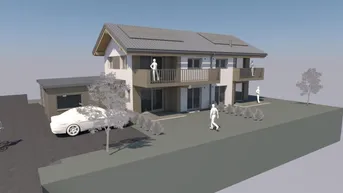 Expose Loft-artige Familienwohnung mit Panoramablick im Massivholzhaus in Adnet