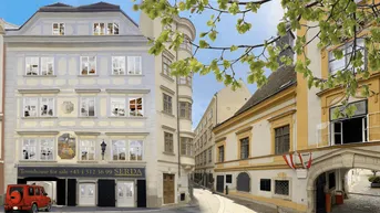 Expose 935m² Stadtpalais for sale in Schönlaterngasse 6, 1010 Vienna. Living working and leisure. Antique elevator, high-end luxury. 2 parking spaces, home cinema, spa, gym, high and bright rooms. 