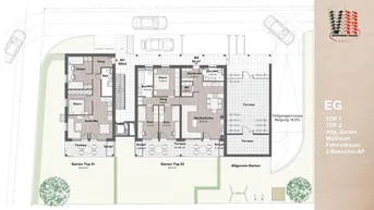Expose NEUBAU-W01: 3-Zimmer Gartenwohnung in Gisingen