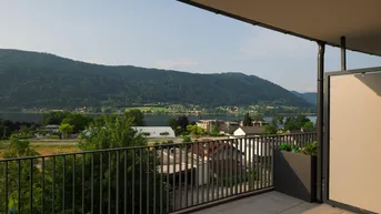 Expose Wohnen mit Seezugang und Bergpanorama
