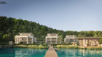 Expose The Hamptons Am Wörthersee zwischen Velden und Maria Wörth ein Rückzugsort, der nicht Eindruck macht - sondern Eindruck hinterlässt