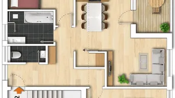 Expose Neuwertige 3-Zimmer-EG-Wohnung mit Terrasse und Garten