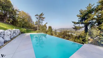 Expose EINZIGARTIGE VILLA MIT INFINITY-POOL &amp; BLICK ÜBER DIE DONAU