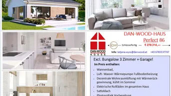 Expose TOP MODERNE BUNGALOW IDEAL FÜR SINGLES PAARE FAMILIEN ODER ALS FERIENHÄUSER BEZUGSFERTIG MIT GARAGE! (Provisionsfrei)