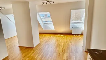 Expose  Moderne und helle 2-Zimmer-Dachgeschoßwohnung zum Verkauf. (Provisionsfrei)