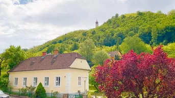 Expose Rarität mit Blick auf Stift Gottweig und großem, sonnigen Garten