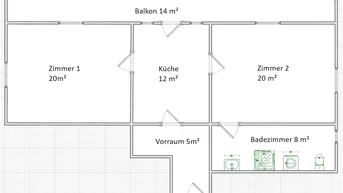 Expose Freundliche 2-Raum-DG-Wohnung mit EBK und Balkon in Ebbs