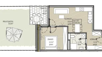 Expose Moderne 2-Zimmer-Wohnung mit Einbauküche in Kufstein