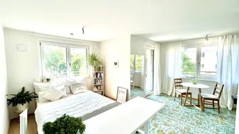 Expose ab 01.07. verfügbar: südseitige Einzimmerwohnung mit Balkon