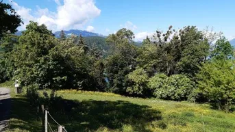 Expose Wundeschönes Baugrundstück mit Seeblick, Bergpanorama und Fernsicht ! Nur 100 m vom Ufer des Millstätter Sees entfernt!