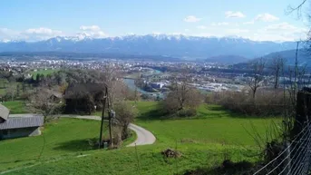Expose Wohnen mit Weitblick ? Baugrundstück in Villach-Unterwollanig mit unverbaubarem Ausblick
