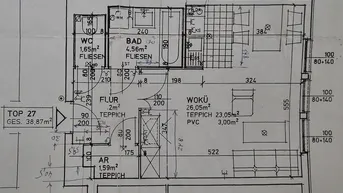 Expose Schöne 1-Zimmer-Wohnung 39 m2 im grünen Wien