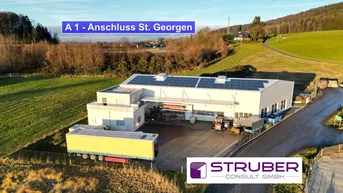 Expose Moderne Betriebsliegenschaft an A1 – St. Georgen im Attergau