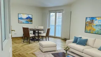 Expose Befristet vermietet: Sanierte 2-Zimmer-Wohnung im 4. Liftstock