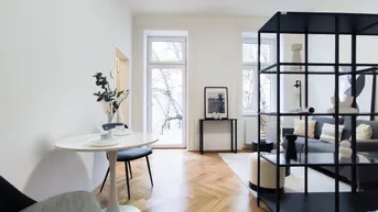 Expose Erstbezug nach Sanierung: Studio-Apartment mit Balkon im 3. Liftstock eines gepflegten Altbaus