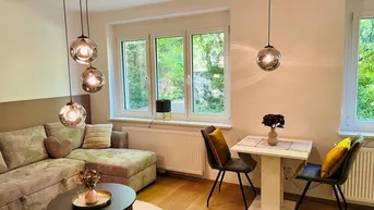 Expose Erstbezug! Stilvolle, voll möblierte Wohnung mit Grünblick