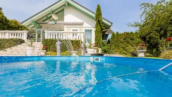 Expose Gemütliches Einfamilienhaus mit liebevollem Garten, Pool, Photovoltaik und LW-Pumpe - Traiskirchen - neuer Preis