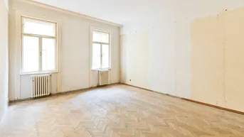 Expose Charmante Altbauwohnung in einer der Bestlagen Badens - mit Terrasse und Aufzug - sanierungsbedürftig mit viel Potential