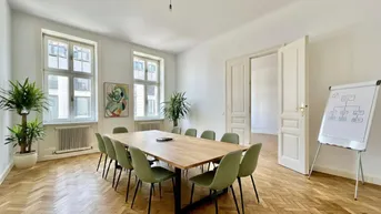 Expose ERSTBEZUG - REPRÄSENTATIVES BÜRO/PRAXIS + BALKON NAHE PRIVATKLINIK RUDOLFINERHAUS