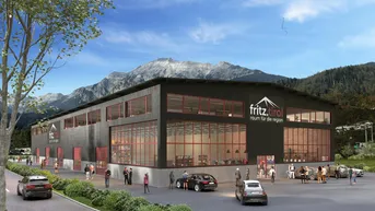 Expose Moderne Mietflächen im neuen fritz.tirol Business- & Gewerbepark in Fritzens / Wattens ab 90qm (Produktion, Einzelhandel, Büro, Praxis, Dienstleistung, Showroom, u.v.m.)