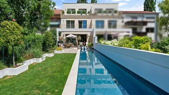 Expose Moderne Doppelhaushälfte mit Pool, Sauna und großzügigem Raumkonzept