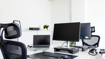 Expose Exklusives Büro mit 5 Arbeitsplätzen in Gemeinschaftsfläche, inkl. kompletter Servicierung - EURO PLAZA 1120 Wien