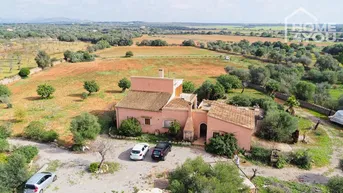 Expose Idyllische Finca in Ses Salines: 327 m², 2 SZ, 2 Bäder, Pool, Terrassen, Außenküche, Garage, Solar