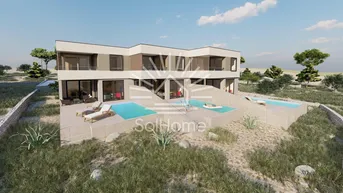 Expose Haus mit Panoramablick auf das Meer bei Primosten, Kroatien