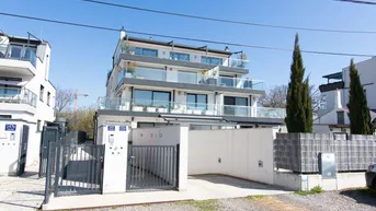 Expose 150 m zum Wasser! Neuwertige 2-Zimmer Wohnung mit Terrasse an der Oberen Alten Donau (BAURECHT!)