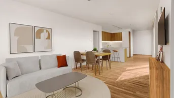 Expose 2-Zimmer Wohnung Extra Large (möbliert) mit Zugang zu erstklassigen Gemeinschaftsflächen: Fitness, Co-Working, Dachterrasse, Yoga, Private Dining &amp; Kinoraum