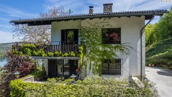 Expose Panorama-Landhaus über der Bucht mit Badeplatz-Option &amp; Baulandreserve