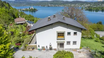 Expose Panorama-Landhaus über der Bucht mit Badeplatz-Option &amp; Baulandreserve