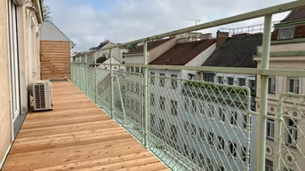 Expose Charmante, klimatisierte 2-Zimmer-Wohnung mit großer Terrasse im Piaristenviertel nahe der Grenze zum 1. Bezirk!