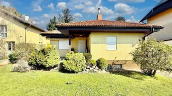 Expose BUNGALOW AM ROSENHÜGEL! - Fußbodenheizung - Garten - Terrasse - Carport