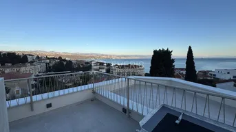 Expose Opatija Zentrum, Penthouse mit Meerblick und Dachterrasse